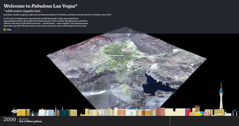 Illustration for article titled Watch Las Vegas' Population Boom As Its Primary Water Source Drains